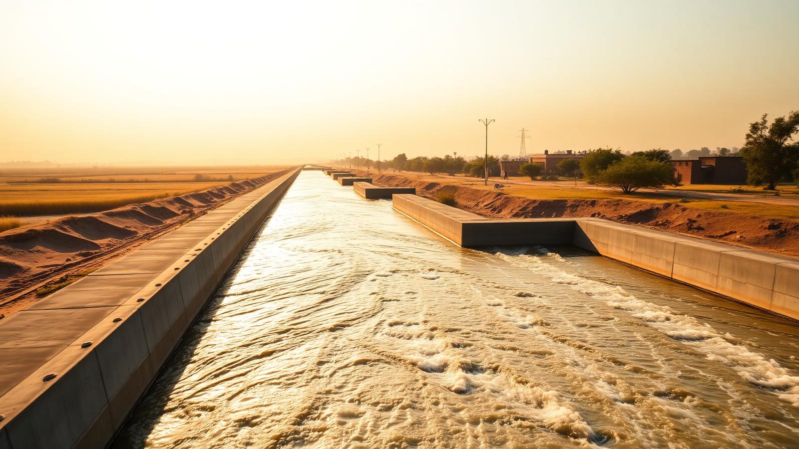Main irrigation canal in Punjab