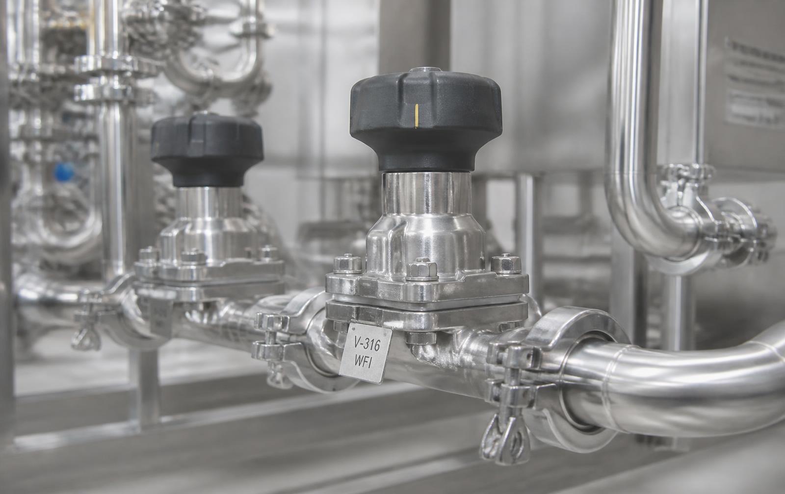 Sanitary Diaphragm & Clamp Fittings for pharmaceutical and textile plants